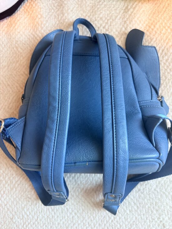 Disney Parks Loungefly Stitch Mini Backpack | Blue | Used